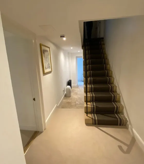 Lower ground hallway